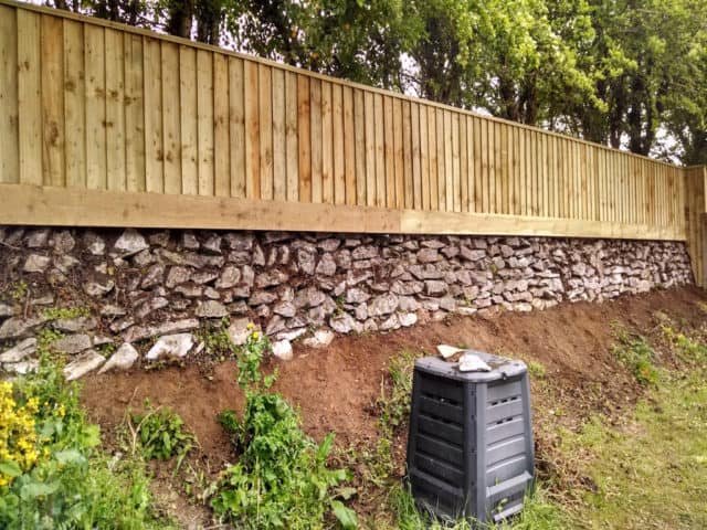 Fence on Wall